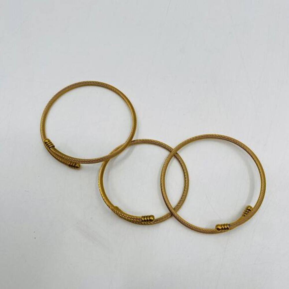 Gold Rope‎ Style bracelet set - Picture 3 of 5